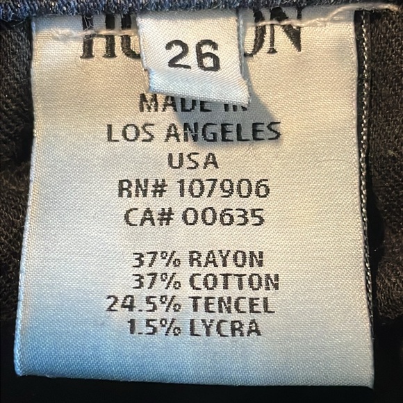 Hudson Jeans Nico midrise super skinny, dark blue jeans. - Picture 7 of 7